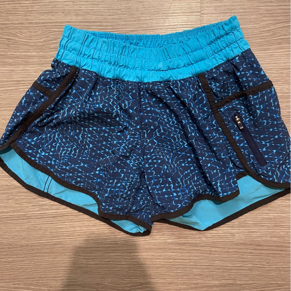 Blue shorts!